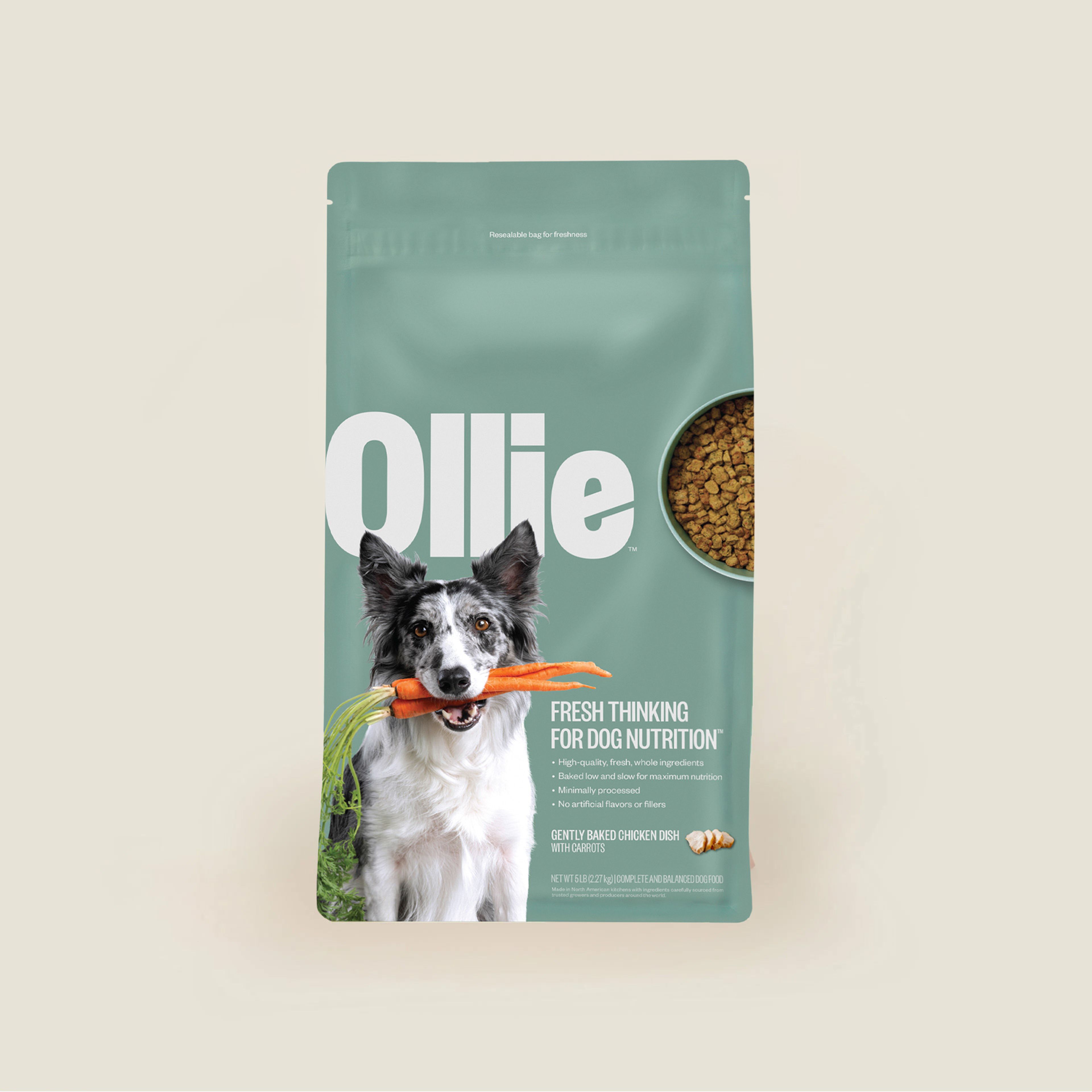 Image of our baked chicken bag packaging