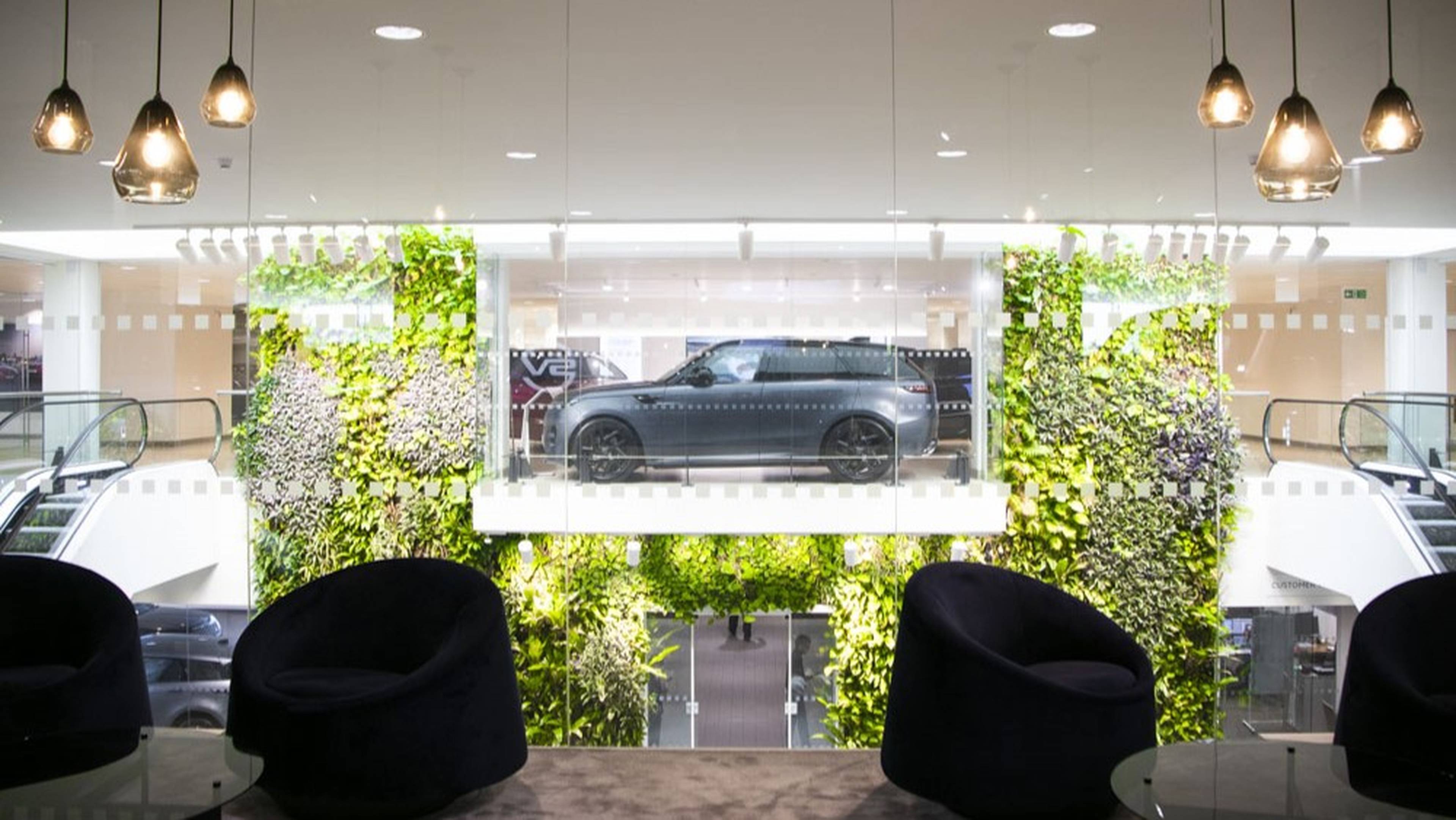 A picture of the interior of Sytner Land Rover South West London.