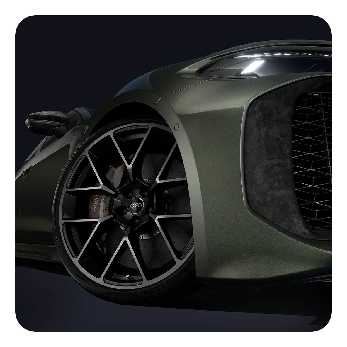 Close up photo of the RS 5 alloy design