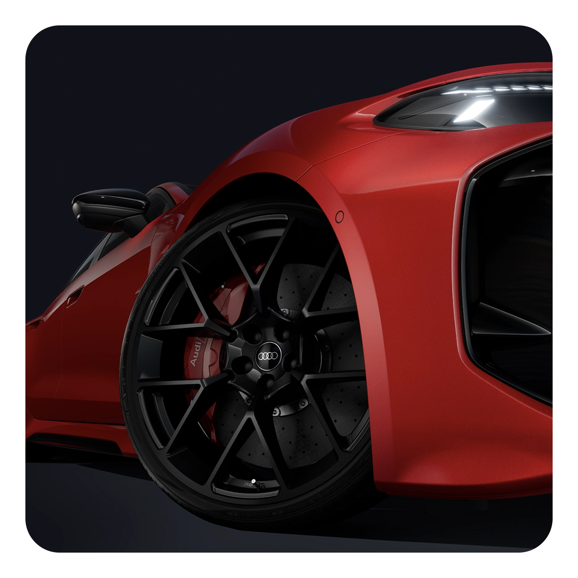 Close up photo of the RS 5 alloy design