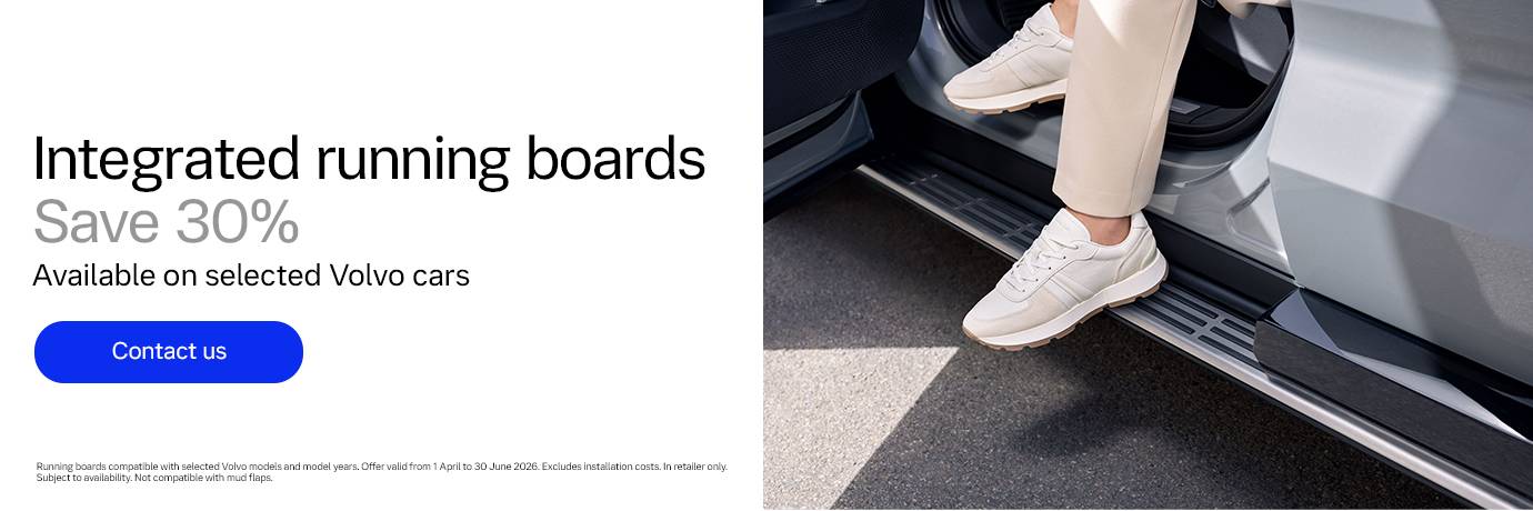 Volvo Accessories Offer 2102929 Q2 Running board website banner 1380x460