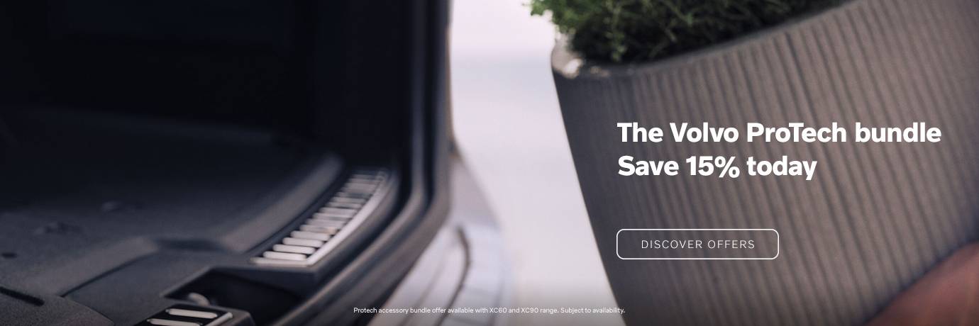 Volvo Banner Q4 2025 Protech Accessories Offer Save 15% 1380x460