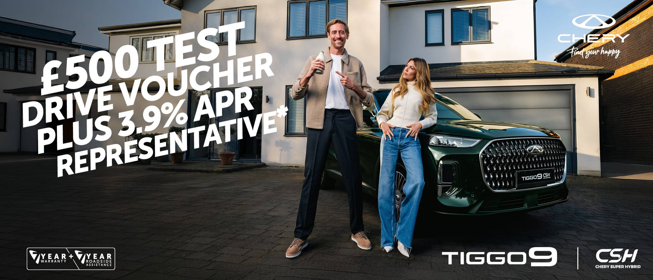 TIGGO 9 Super Hybrid £500 Test Drive Voucher plus 3.9% APR Representative