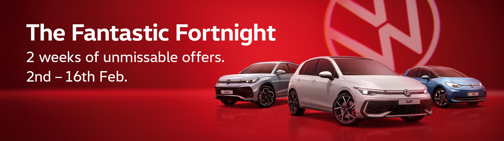 VW 2026 - New Car Sales Event - Hero