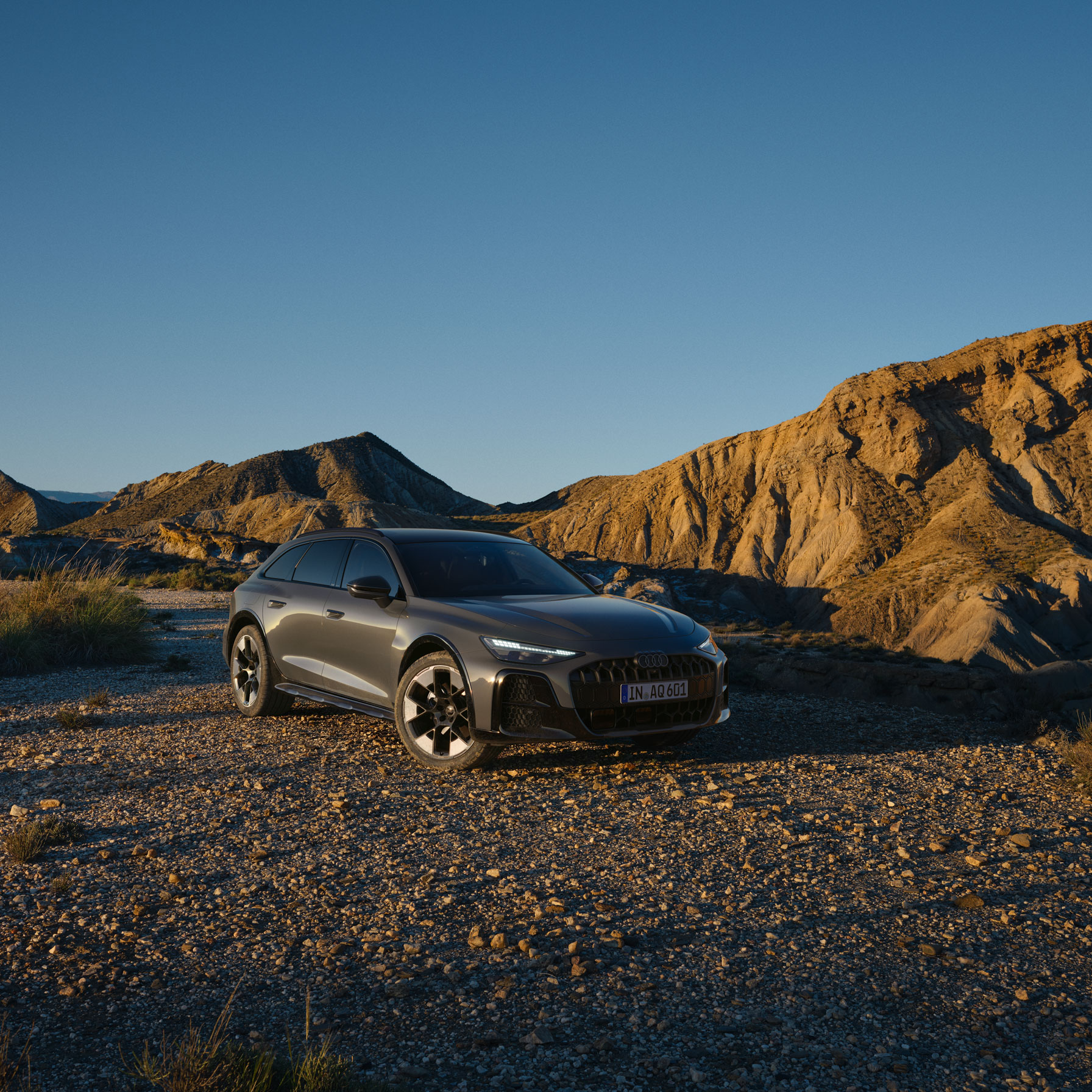 Audi A6 allroad exterior 1 Audi A6 allroad parked up at sunset