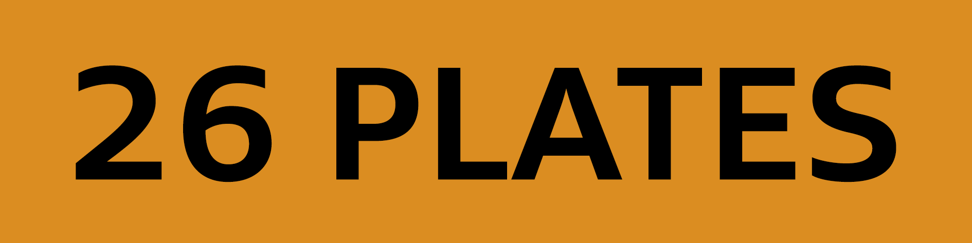 AUDI 26 PLATES BANNER