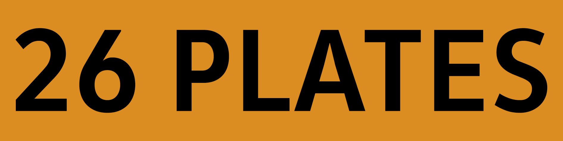VW 26 PLATES BANNER