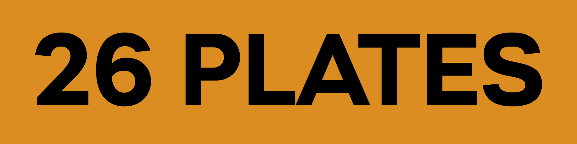 SKODA 26 PLATES BANNER