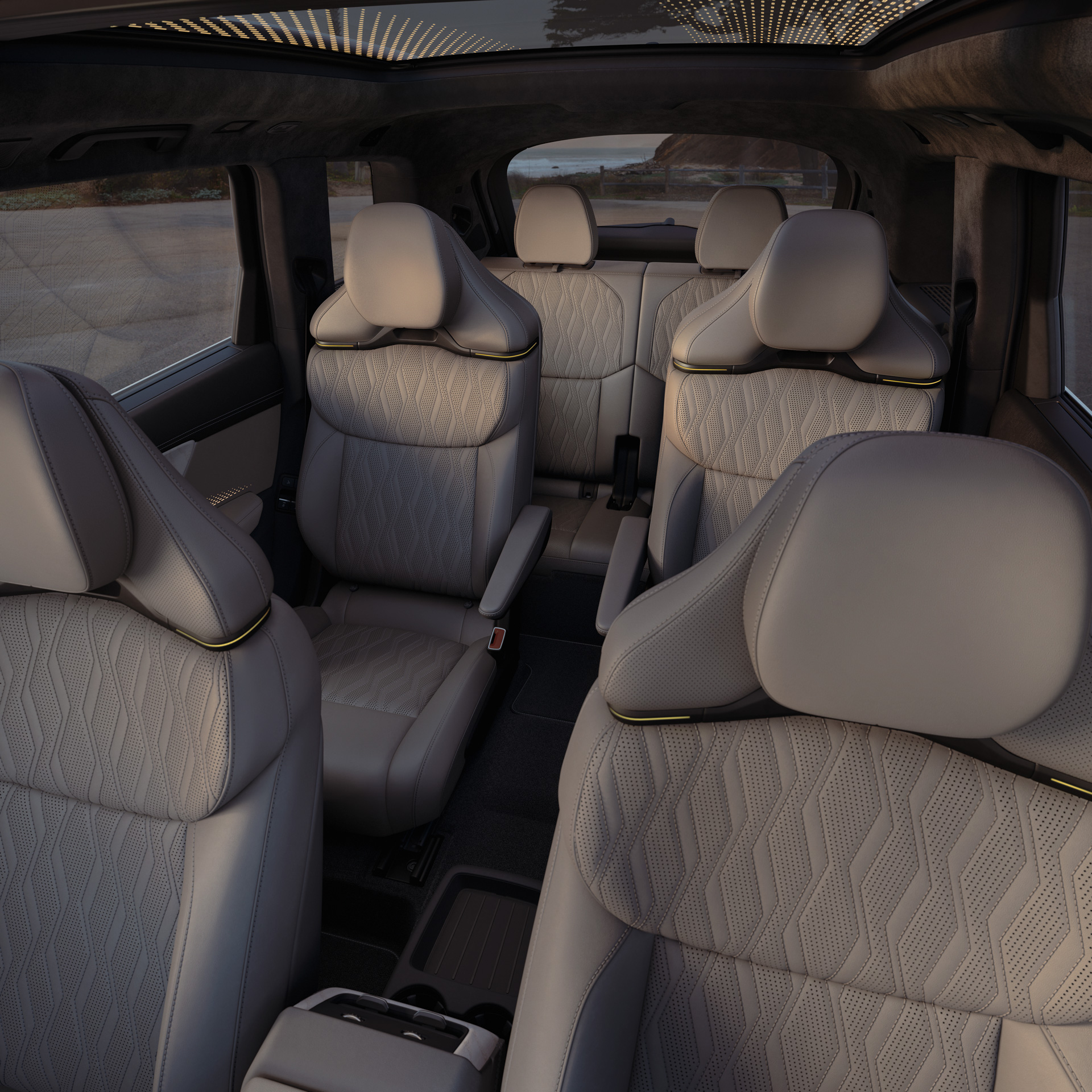 Q9-interior-2 The seats of an Audi Q9