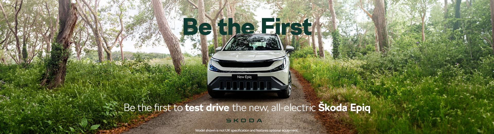 Epiq Test Drive Banner, click to book a test drive