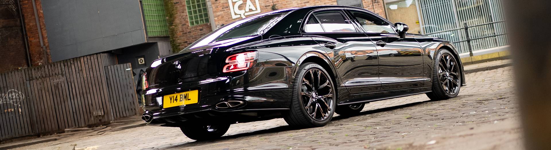 Bentley Flying Spur S 2027 SytnerTV back view of the car