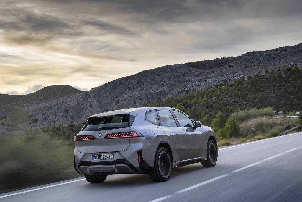 New BMW ix3-rear--side-view