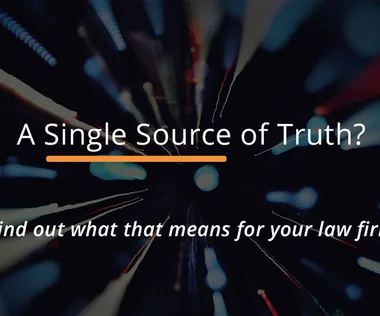 blog post 1 | single source of truth