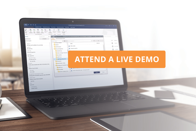 laptop with leap open and attend a live demo button