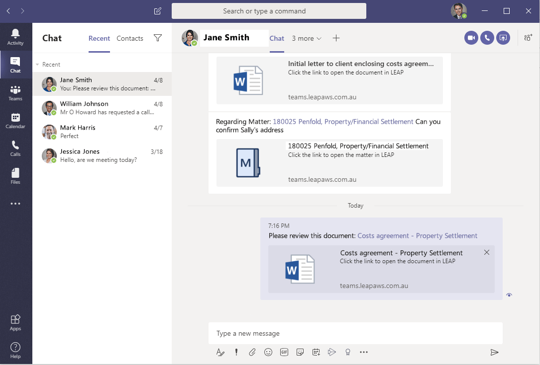 Features Team Collaboration Teams