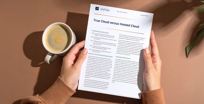 True cloud vs hosted cloud - White Paper