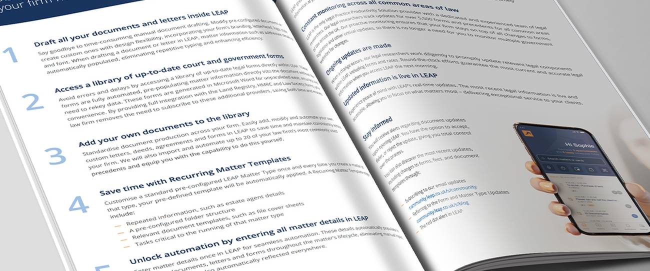 LEAP UK - Brochures - Master the LEAP essentials