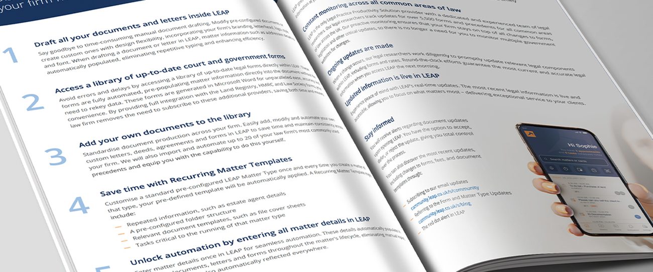 LEAP UK - Brochures - Master the LEAP essentials