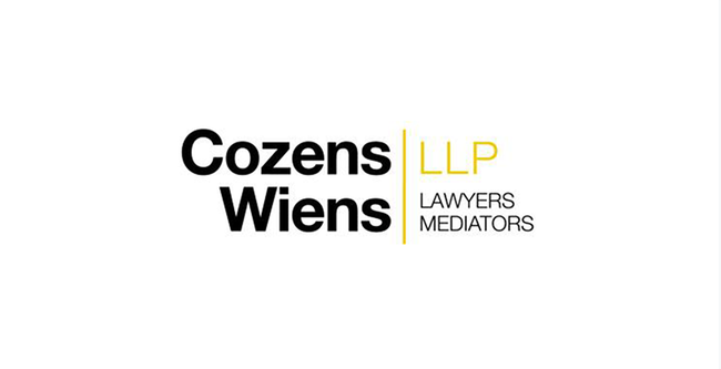 cozens wiens LLP lawyers mediators logo