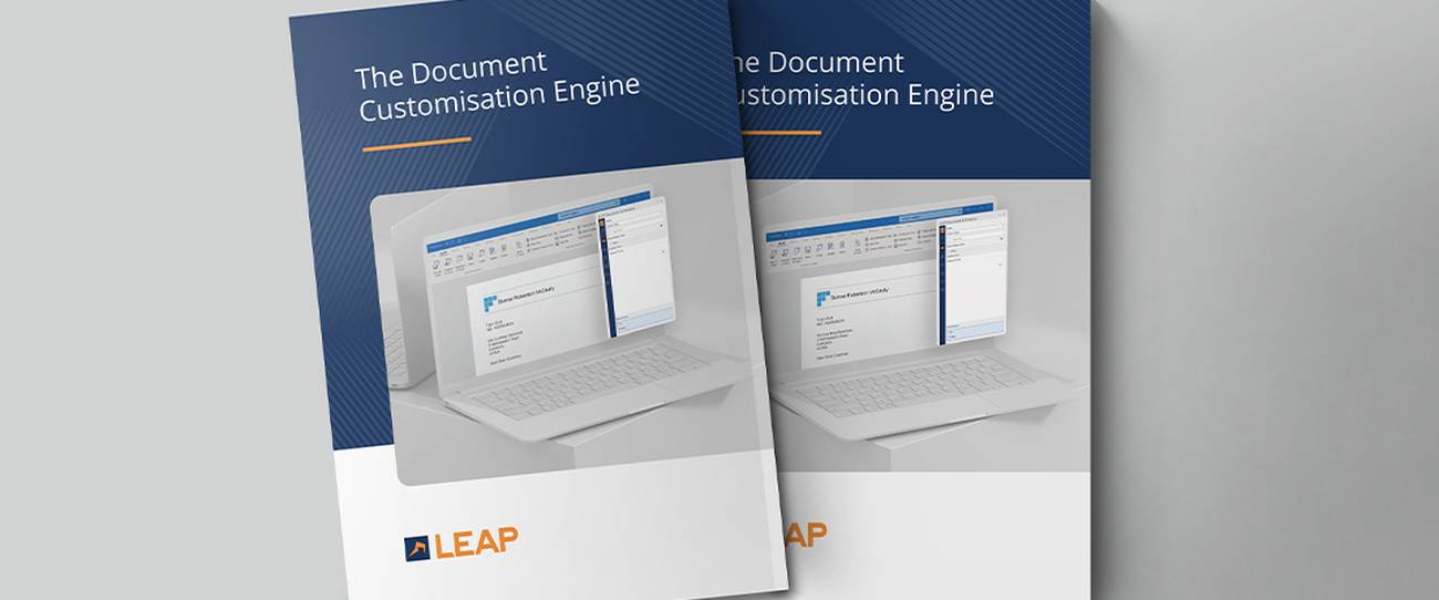 LEAP UK - Brochures - Document customisation