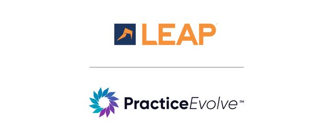LEAP and Practice Evolve - Logo Stack