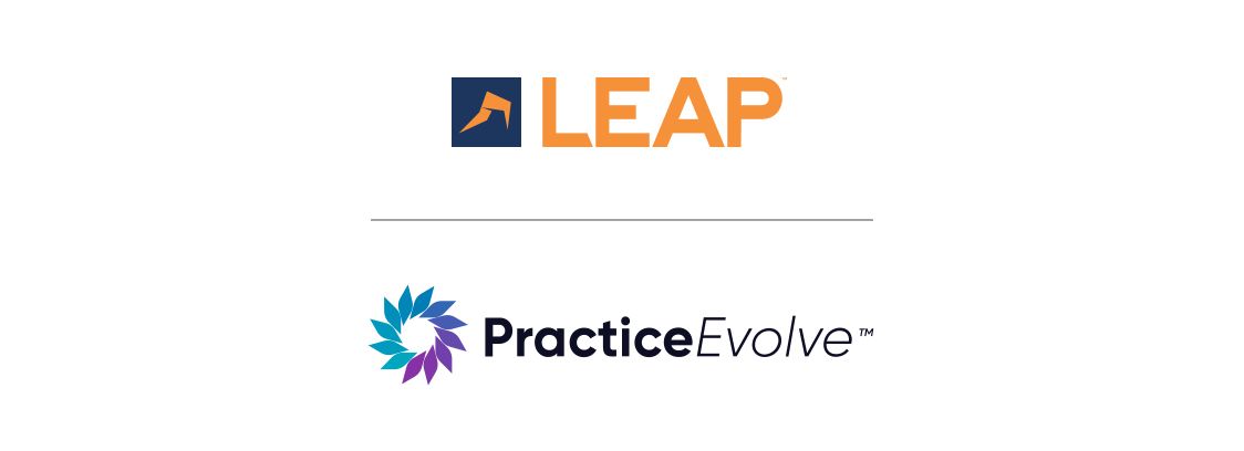 LEAP and Practice Evolve - Logo Stack