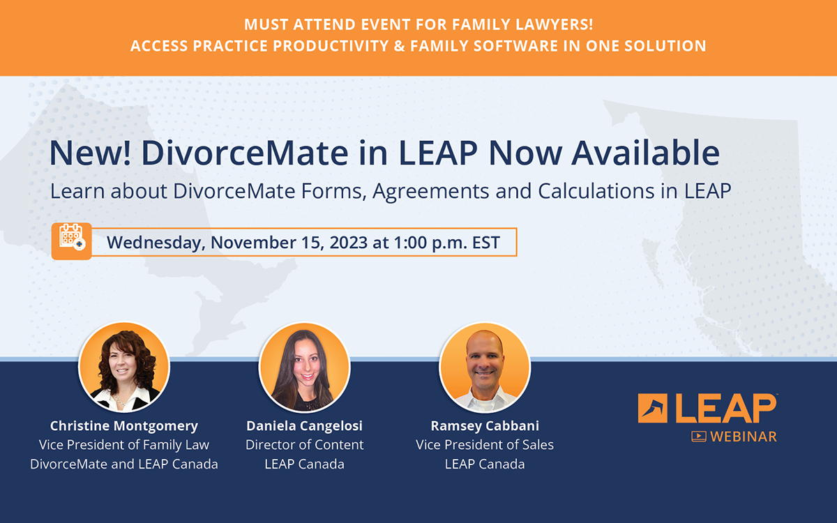 DivorceMate webinar Integration banner with speaker picture