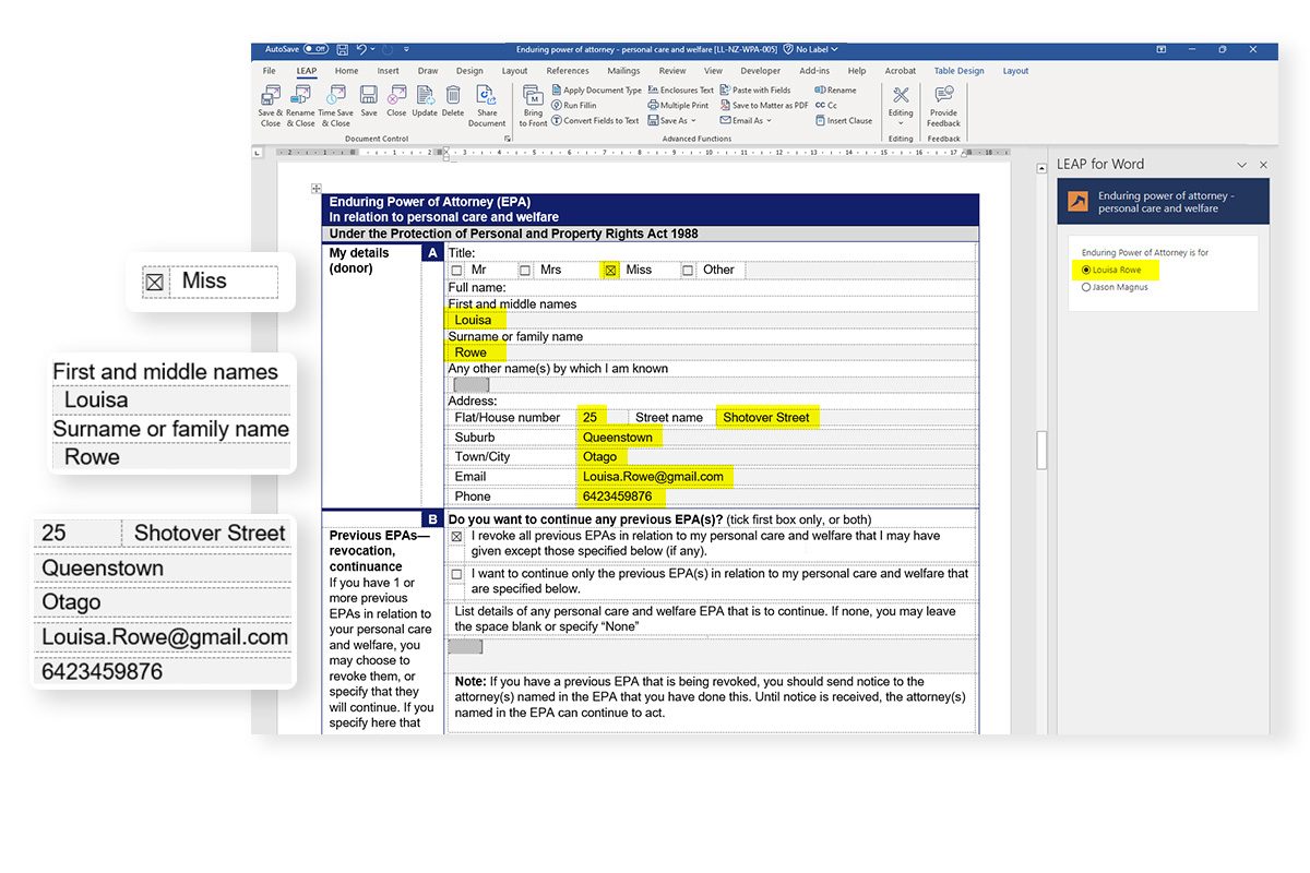 How to update court and government forms