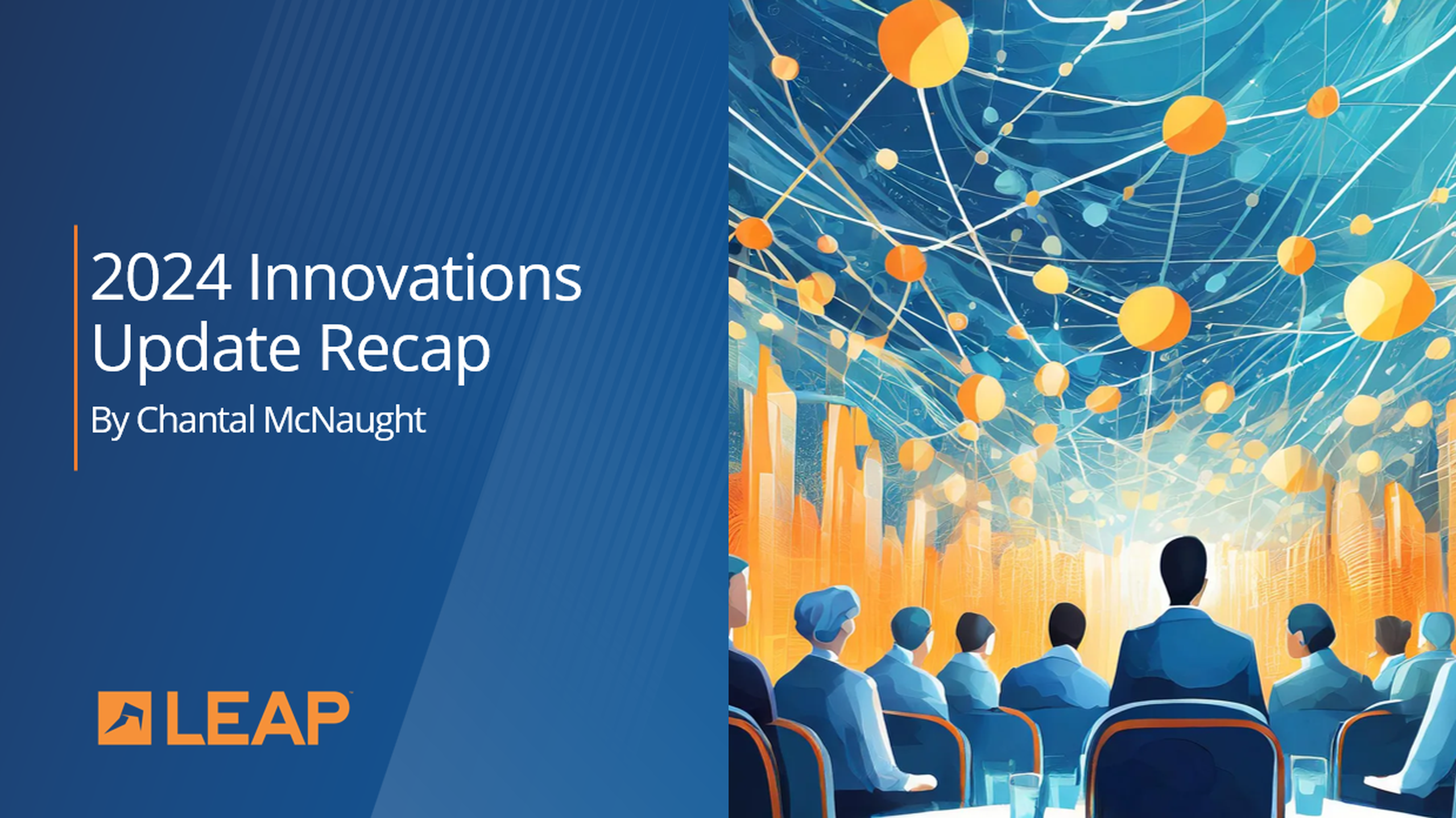 Slide show presentation slide with 2024 Innovations Update Recap text