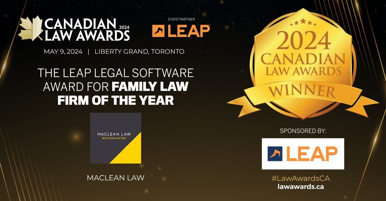 THE LEAP LEGAL SOFTWARE AWARD FOR FAMILY LAW FIRM OF THE YEAR