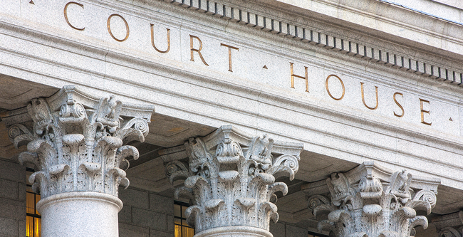Court House stoneface entrance