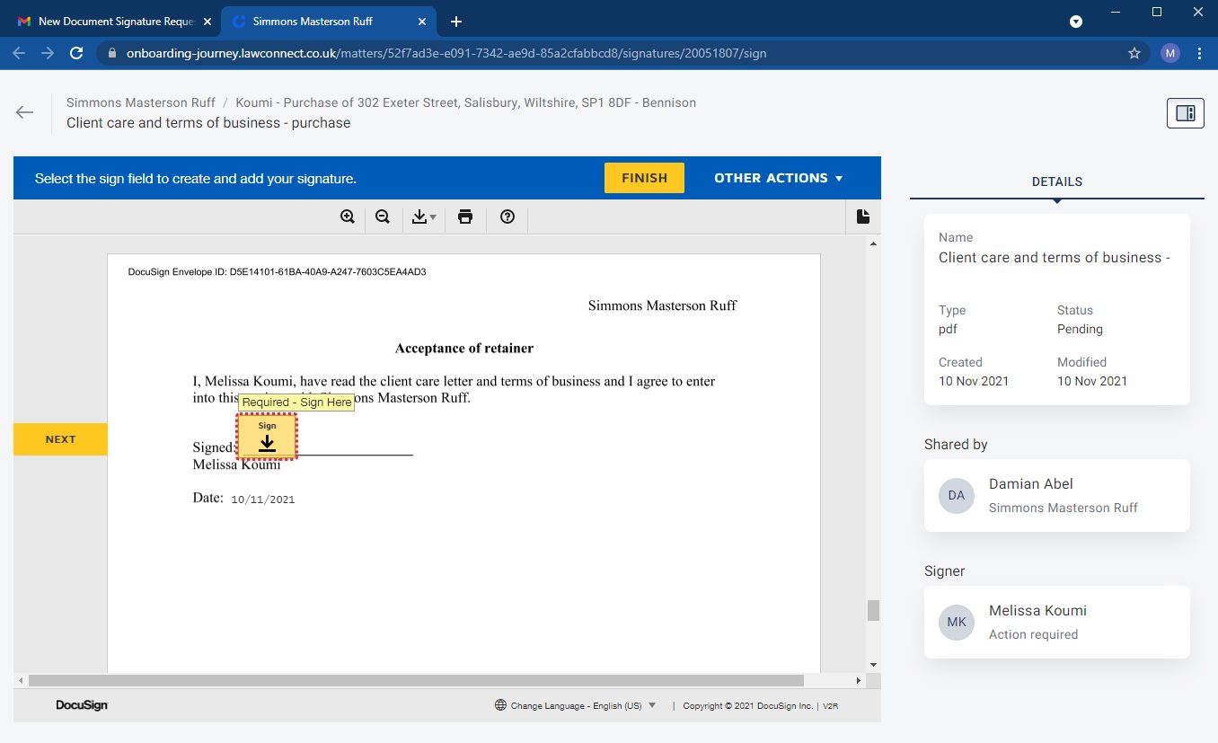 Automation Content - esignatures