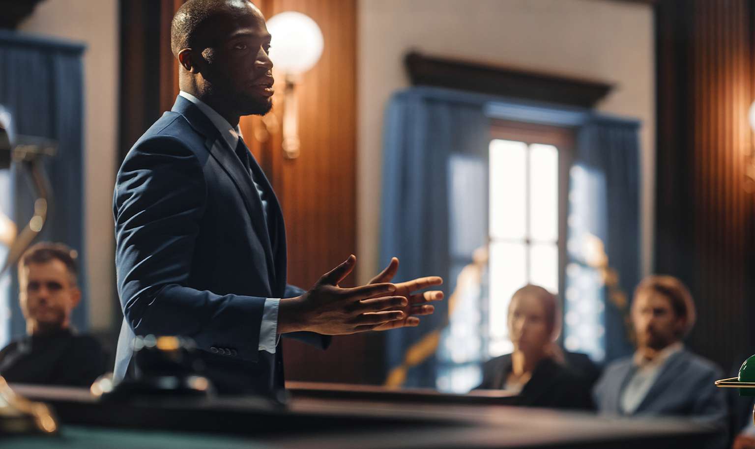 Man concerned with personal injury documentation