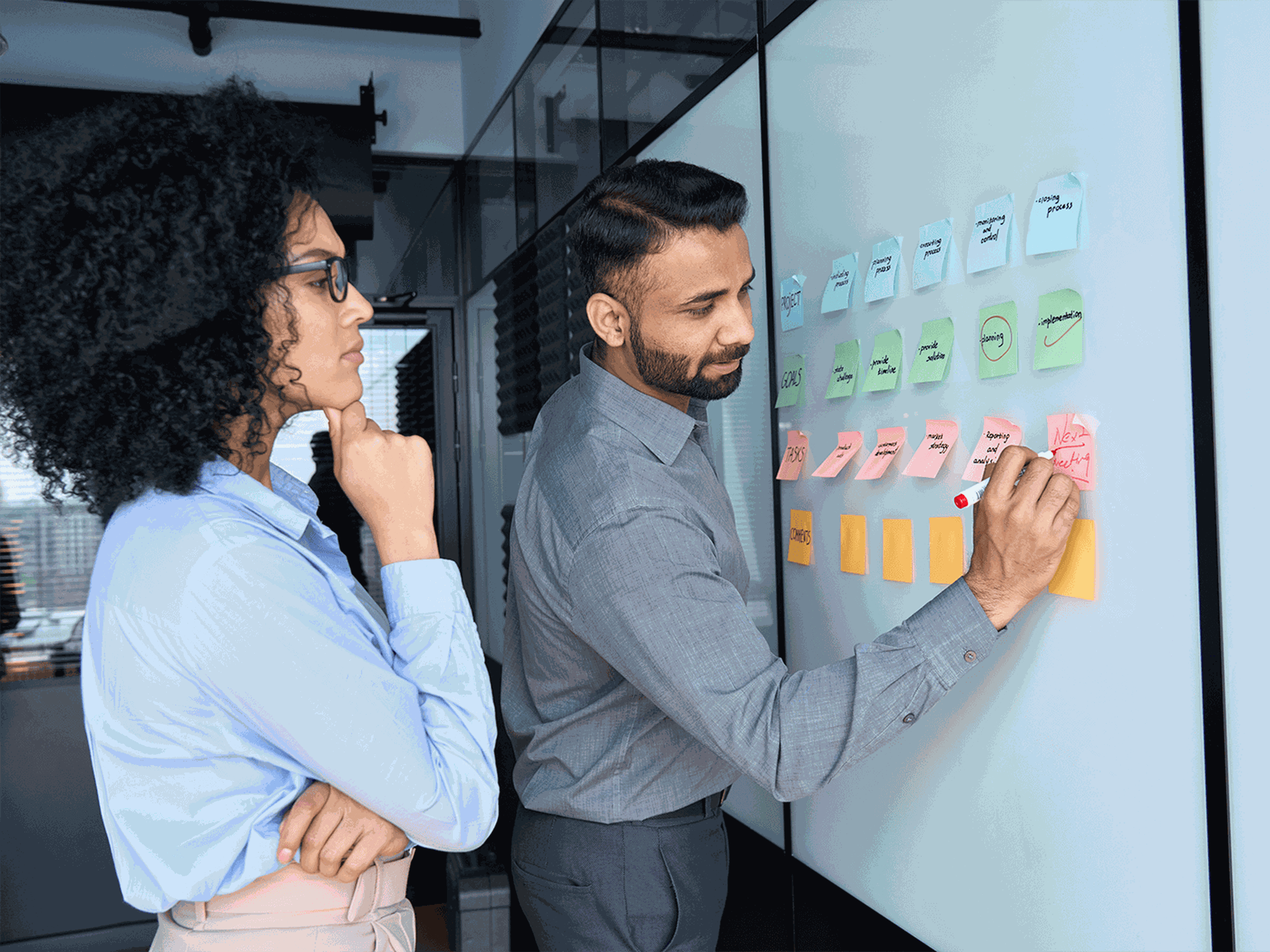 Meeting about growing a law firm