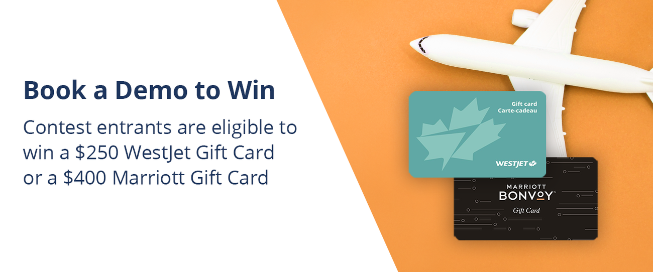 Enter to win with LEAP westjet and marriott gift card