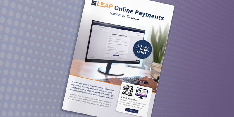 LEAP online payment brochure