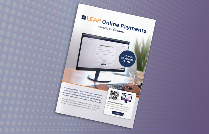 LEAP online payment brochure