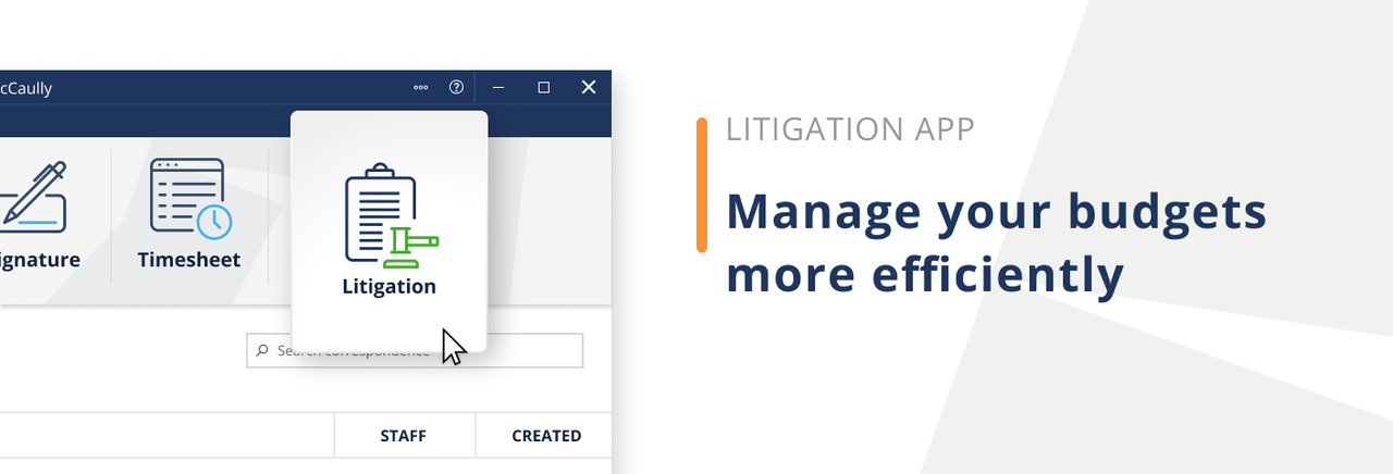Litigation App Marketplace banner