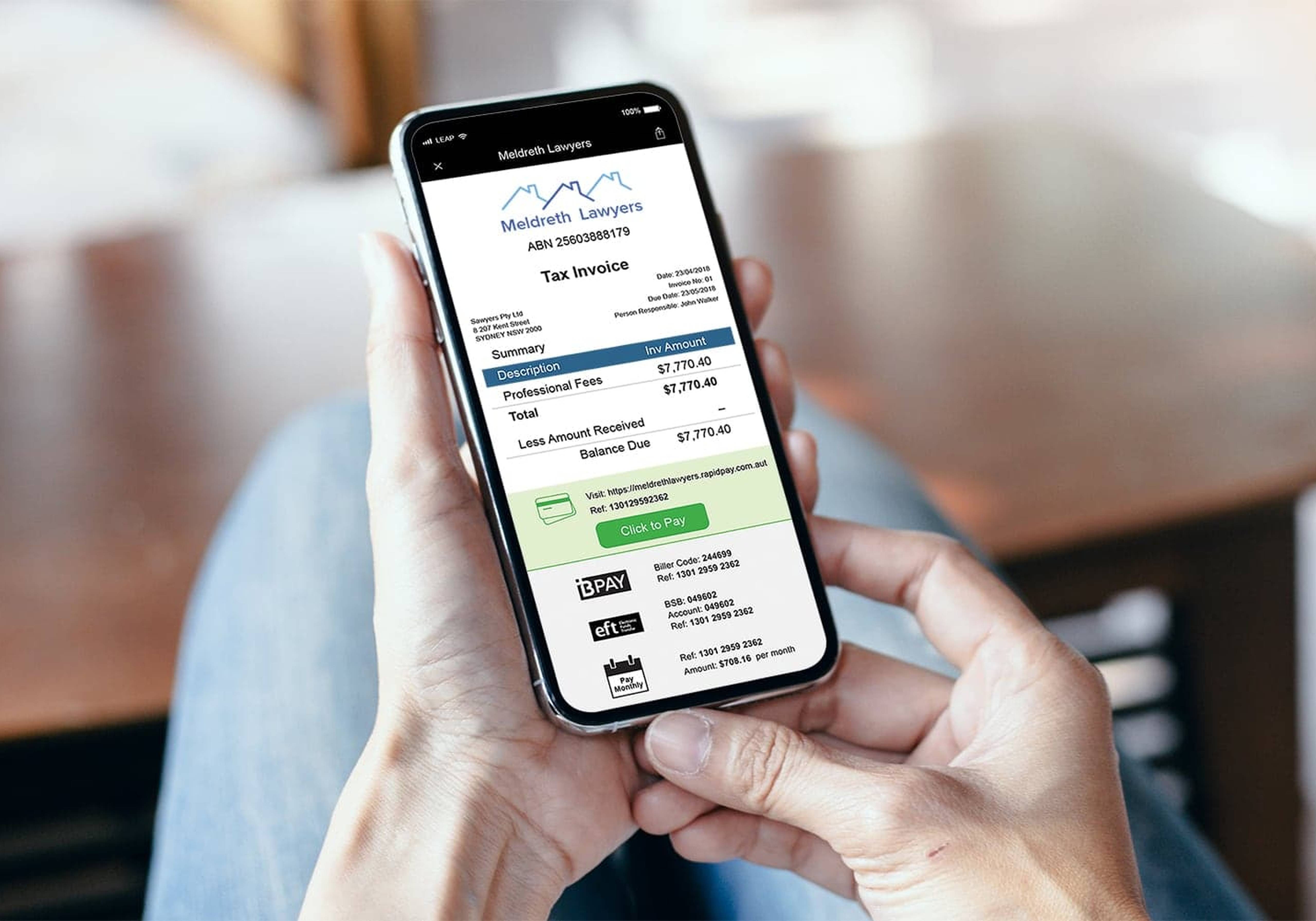 Exclusive Integrations RapidPay Invoice Payment