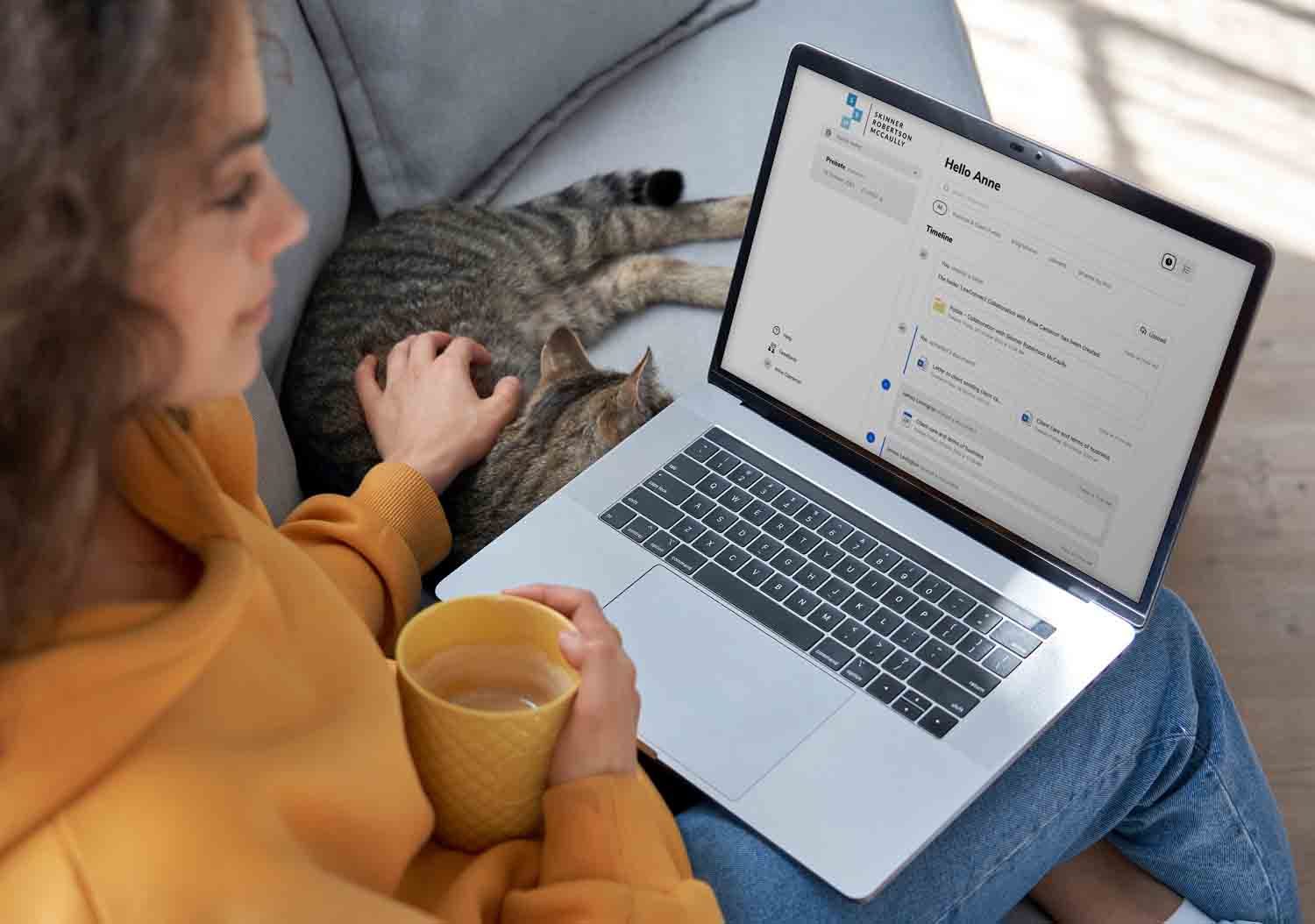 lady laptop lawconnect