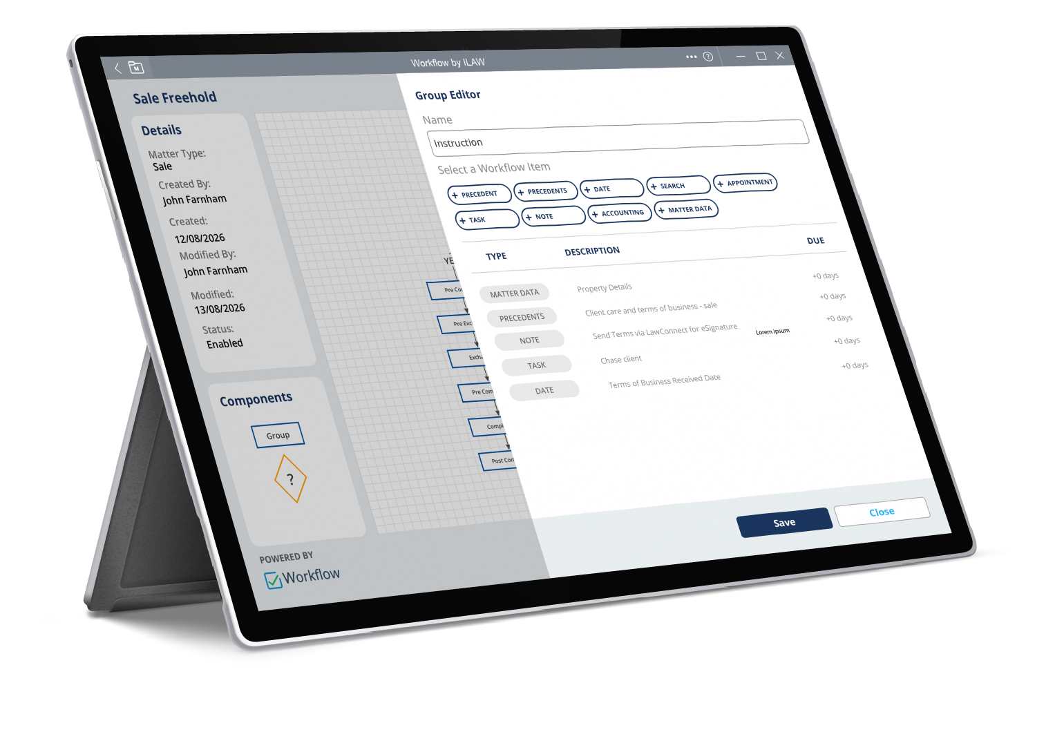 Scotlans - Workflow work items