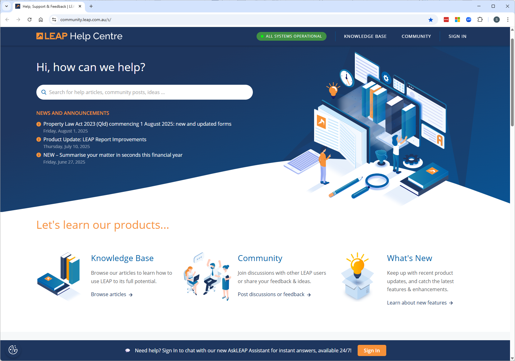 au help centre