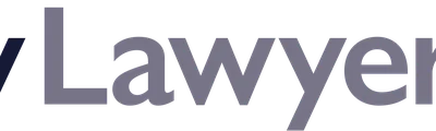 Logo with the text "By Lawyers" in dark blue and gray, followed by a vertical red line.