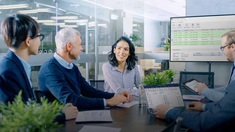 lawyers having a discussion