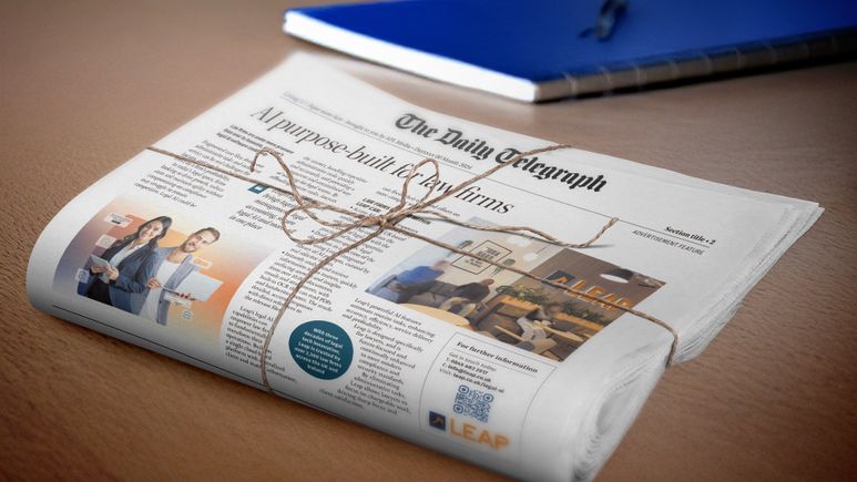 Blog post - LEAP feature in the Telegraph