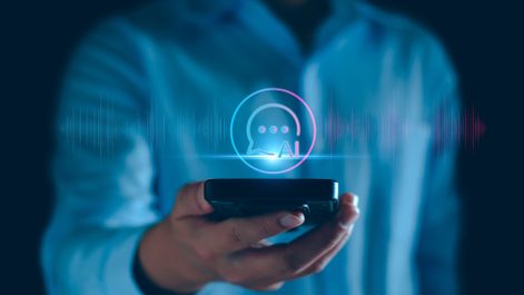 Blog post - Matter AI logo on dictation mobile screen