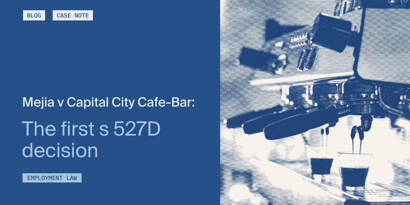 Mejia v Capital City Cafe-Bar blog cover image