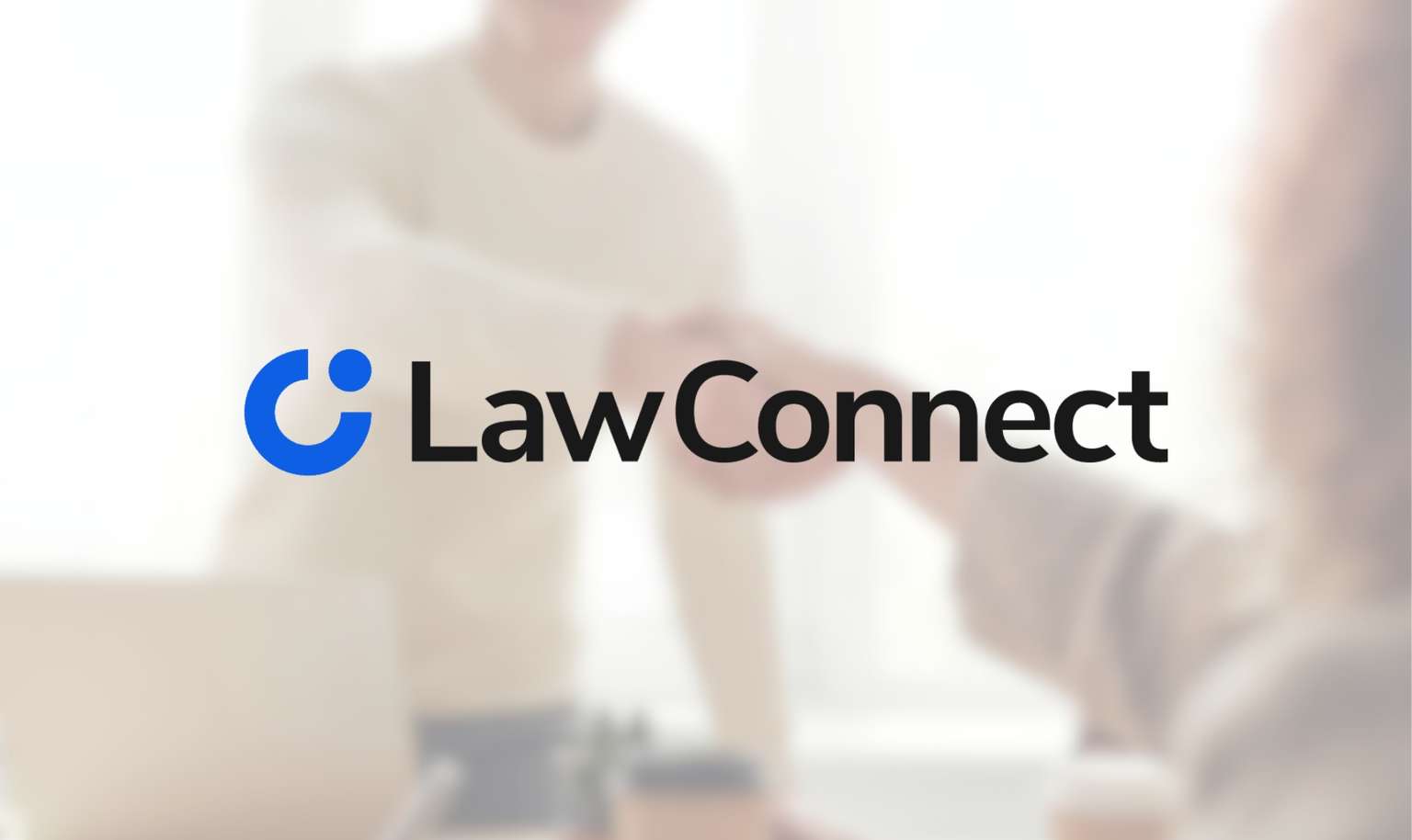 LawConnect Logo and handshake