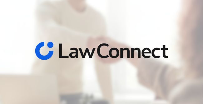 LawConnect Logo and handshake