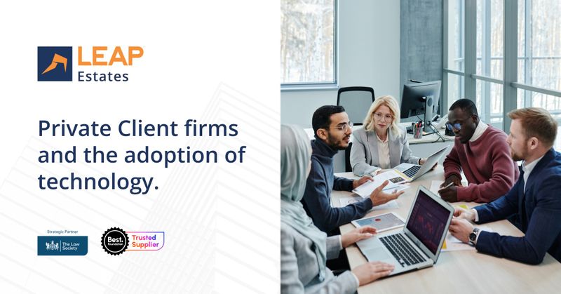 Private Client Firms and the Adoption of Technology - Image of Lawyers discussing
